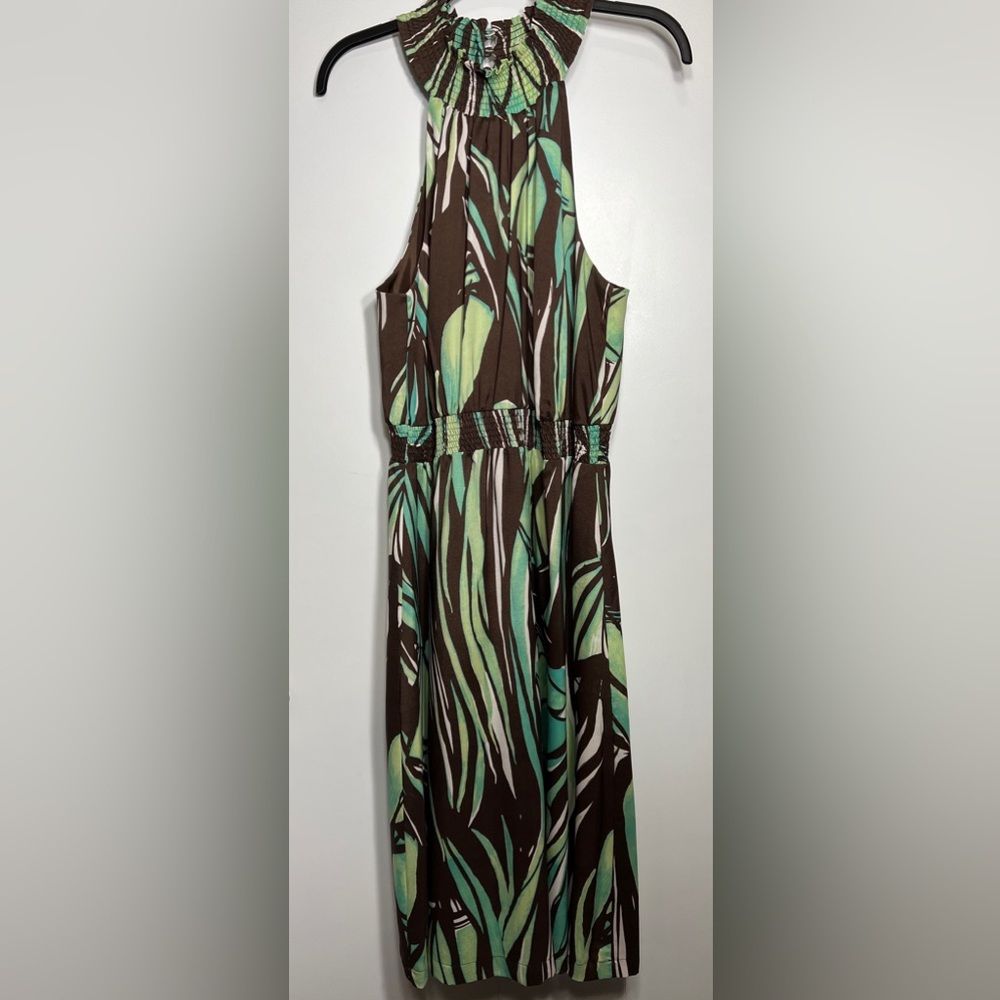Lane Bryant Halter MIDI Fit Flare sleeveless 18/20. EUC